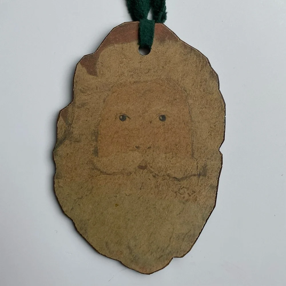 Santa Ornament From Museum of American Folk Art Collection Vintage Mike Mooring